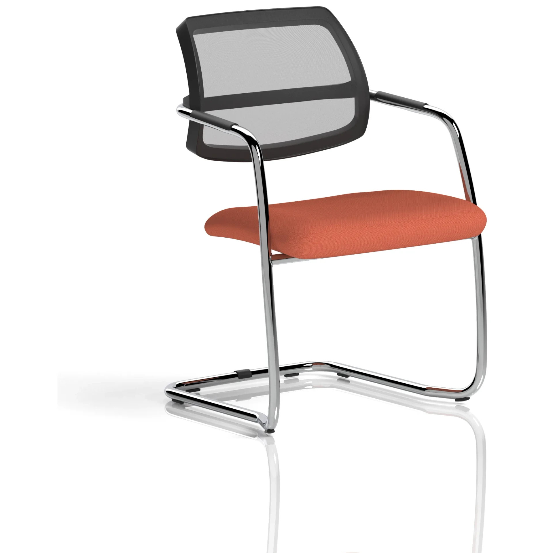 Swift Curved Mesh Back Cantilever Visitor Chair