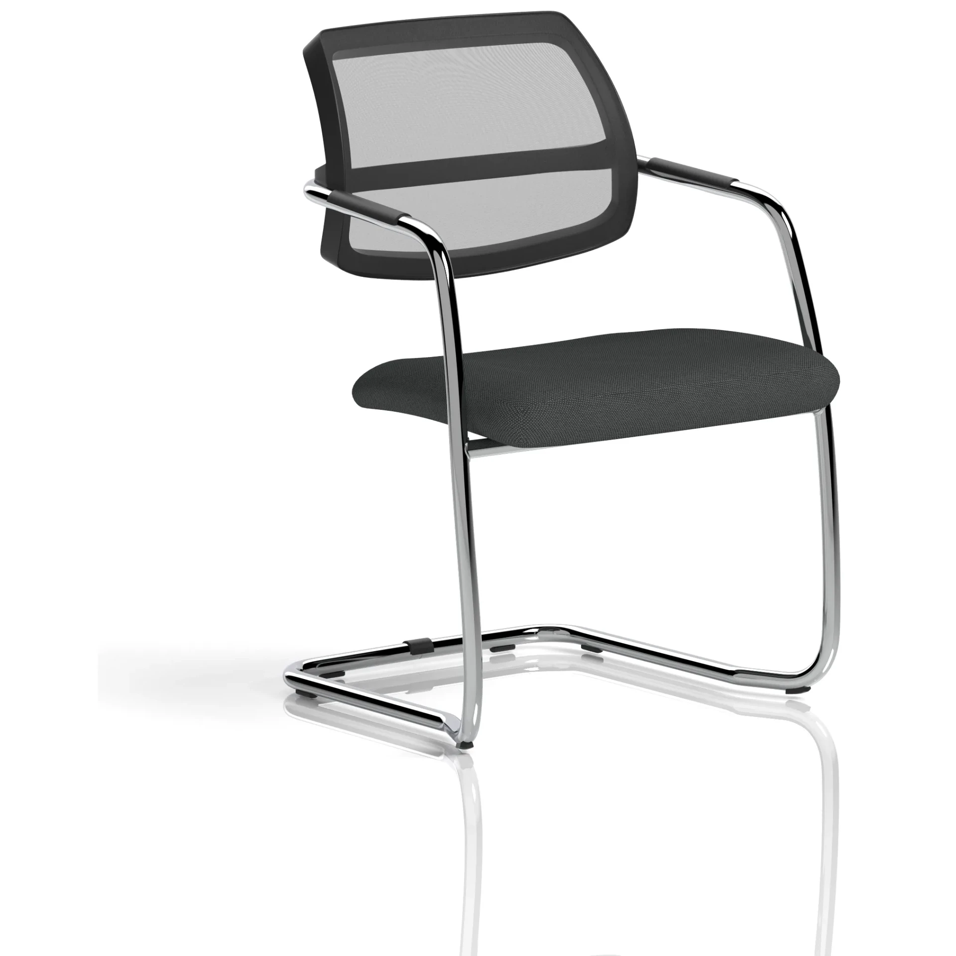 Swift Curved Mesh Back Cantilever Visitor Chair