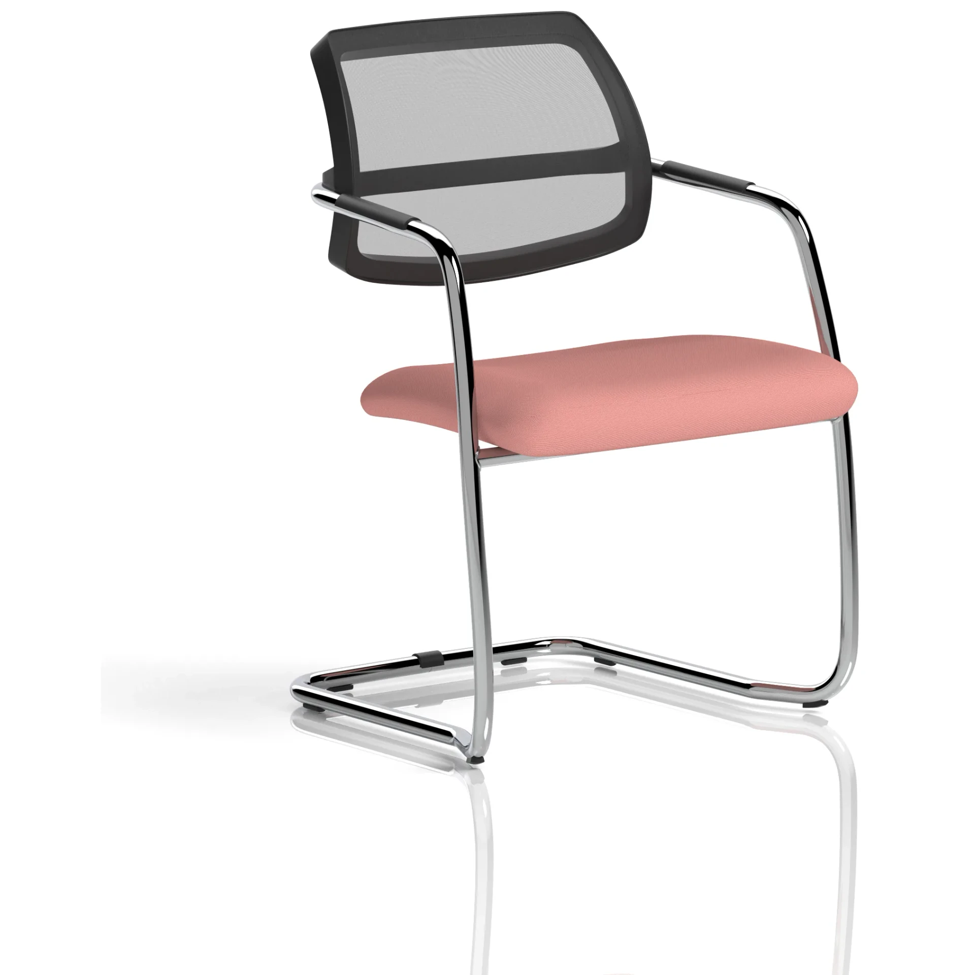 Swift Curved Mesh Back Cantilever Visitor Chair