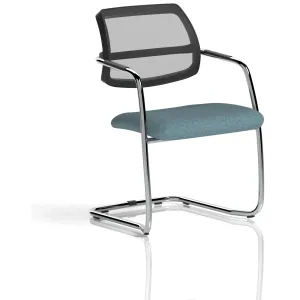 Swift Curved Mesh Back Cantilever Visitor Chair