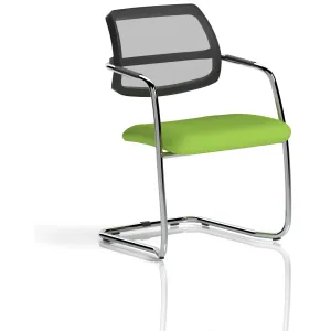 Swift Curved Mesh Back Cantilever Visitor Chair
