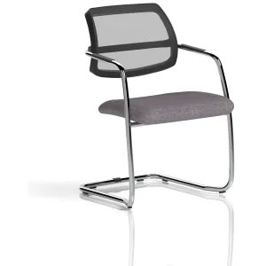 Swift Curved Mesh Back Cantilever Visitor Chair