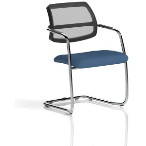 Swift Curved Mesh Back Cantilever Visitor Chair