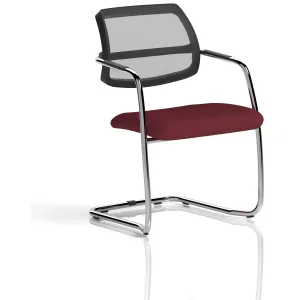 Swift Curved Mesh Back Cantilever Visitor Chair