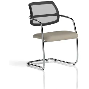 Swift Curved Mesh Back Cantilever Visitor Chair