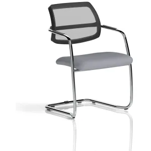 Swift Curved Mesh Back Cantilever Visitor Chair