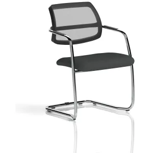 Swift Curved Mesh Back Cantilever Visitor Chair