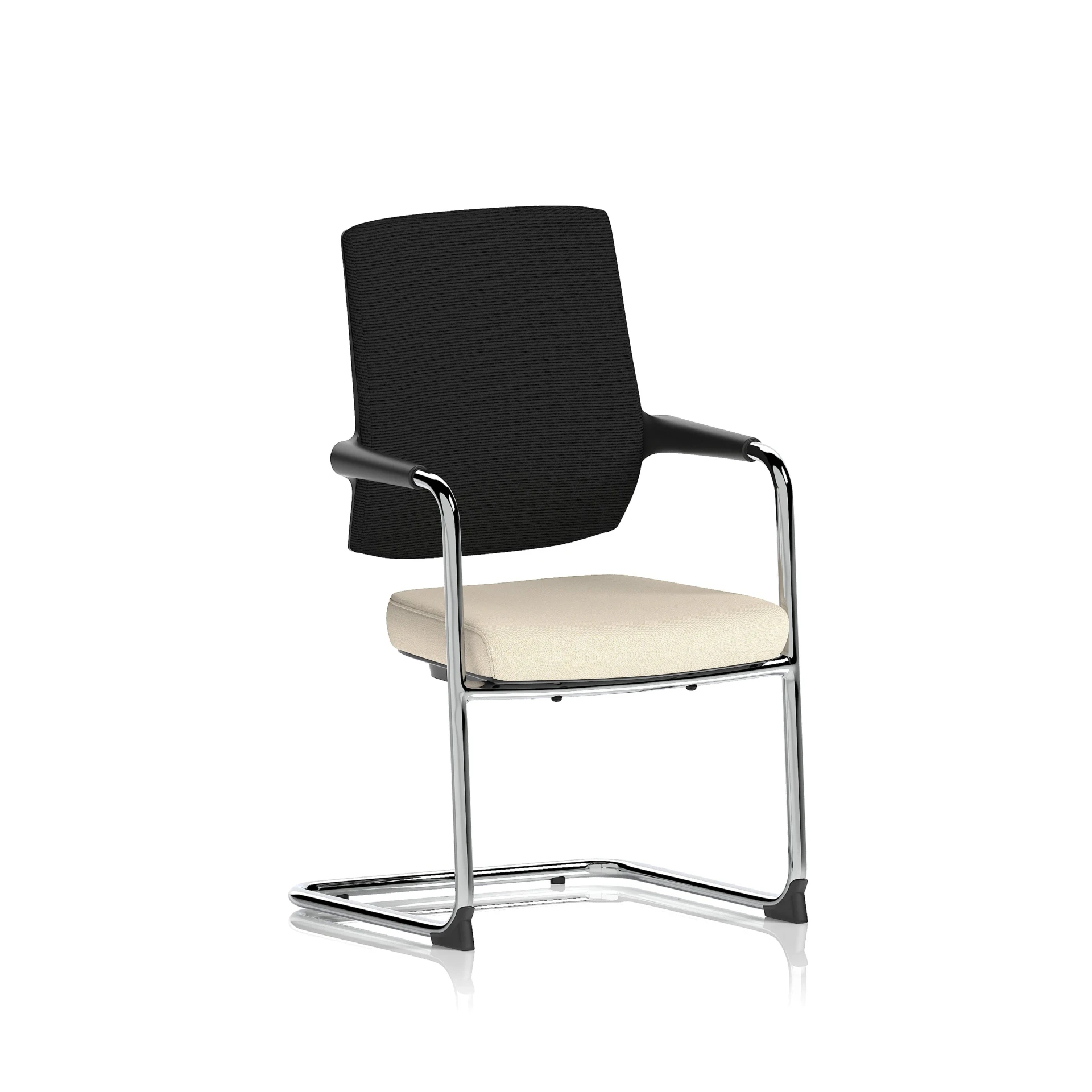 Vero Airmesh Back Cantilever Visitor Chair with Arms