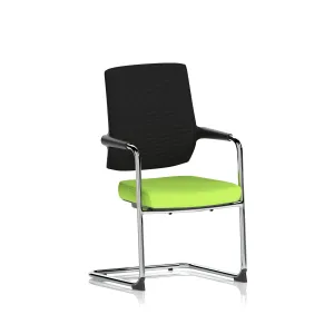 Vero Airmesh Back Cantilever Visitor Chair with Arms