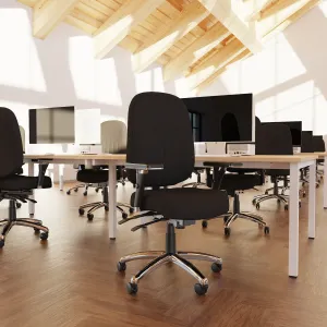 Barcelona Deluxe High Back Task Operator Office Chair with Arms