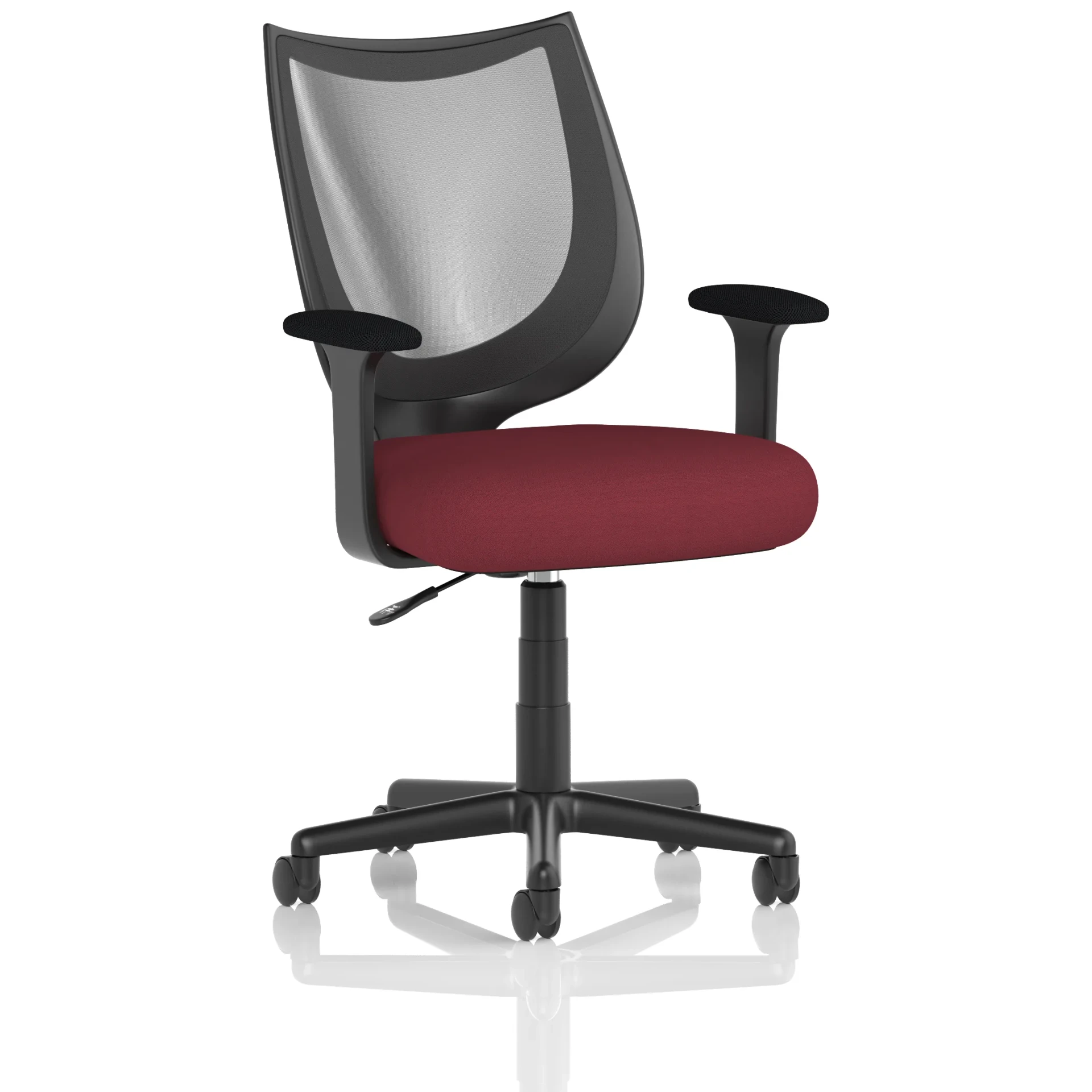 Camden Medium Back Black Mesh Task Operator Office Chair