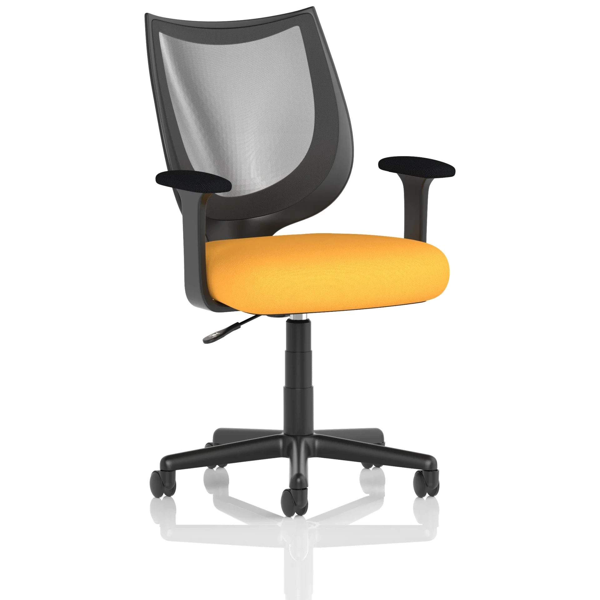 Camden Medium Back Black Mesh Task Operator Office Chair