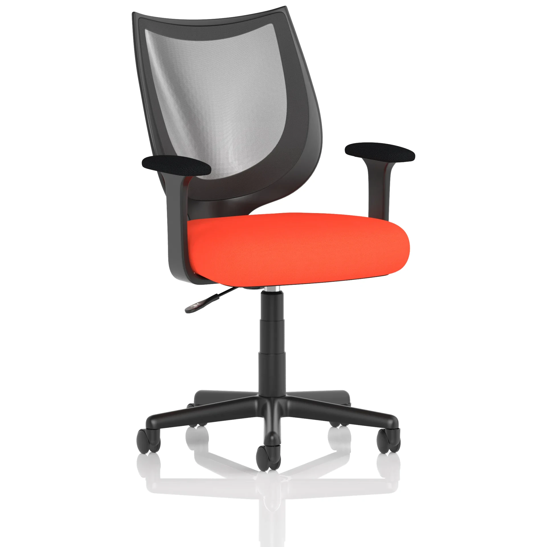 Camden Medium Back Black Mesh Task Operator Office Chair