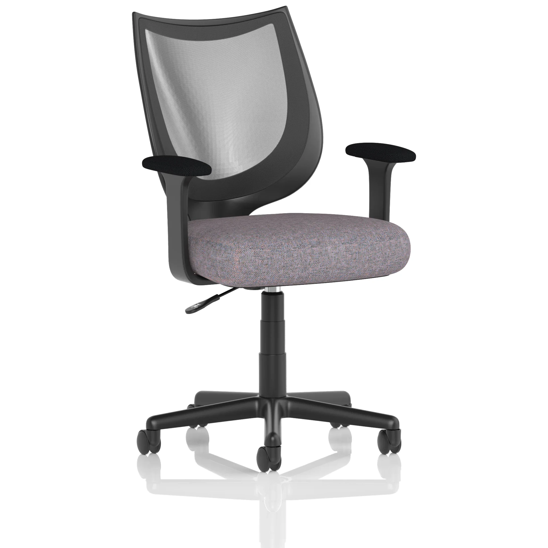 Camden Medium Back Black Mesh Task Operator Office Chair