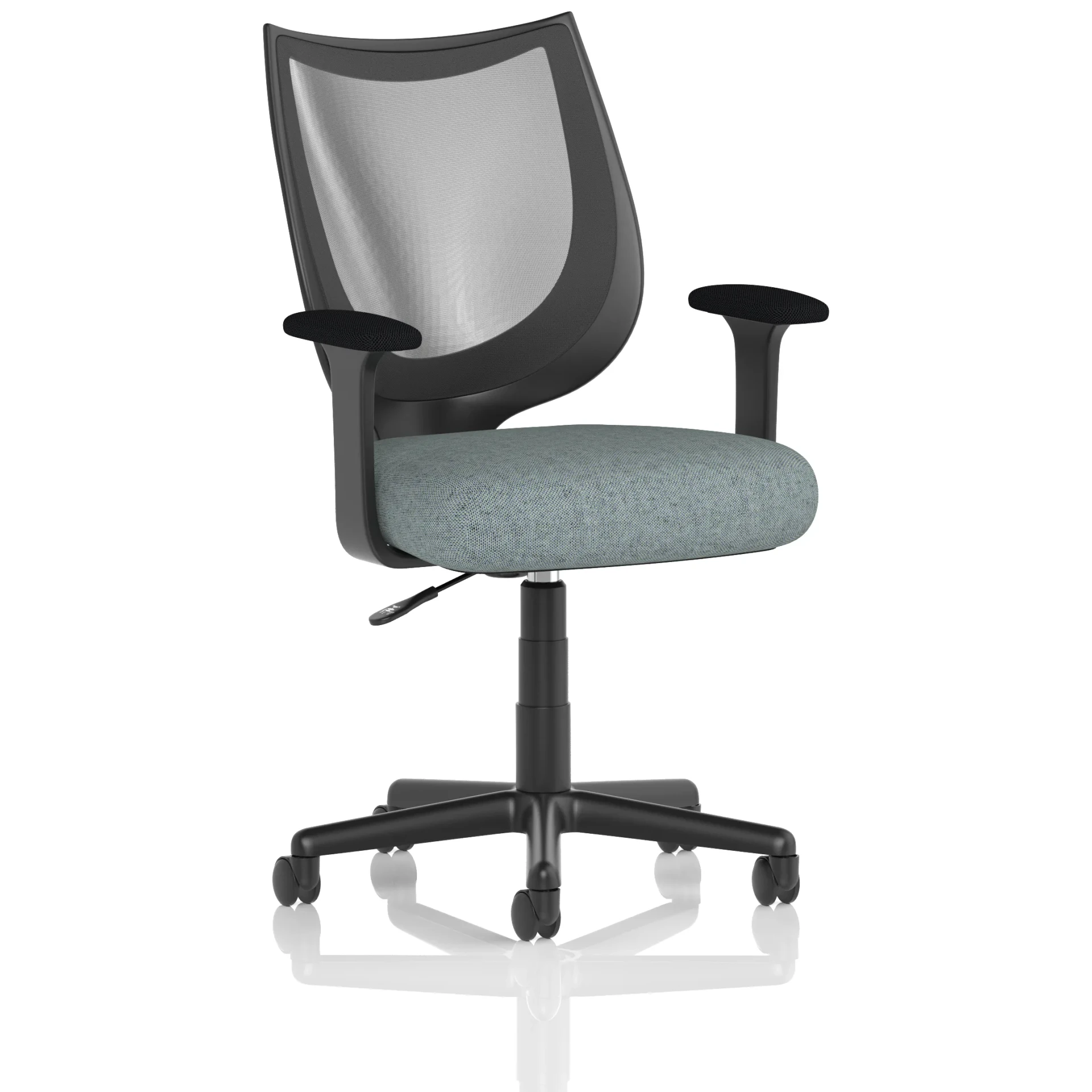 Camden Medium Back Black Mesh Task Operator Office Chair