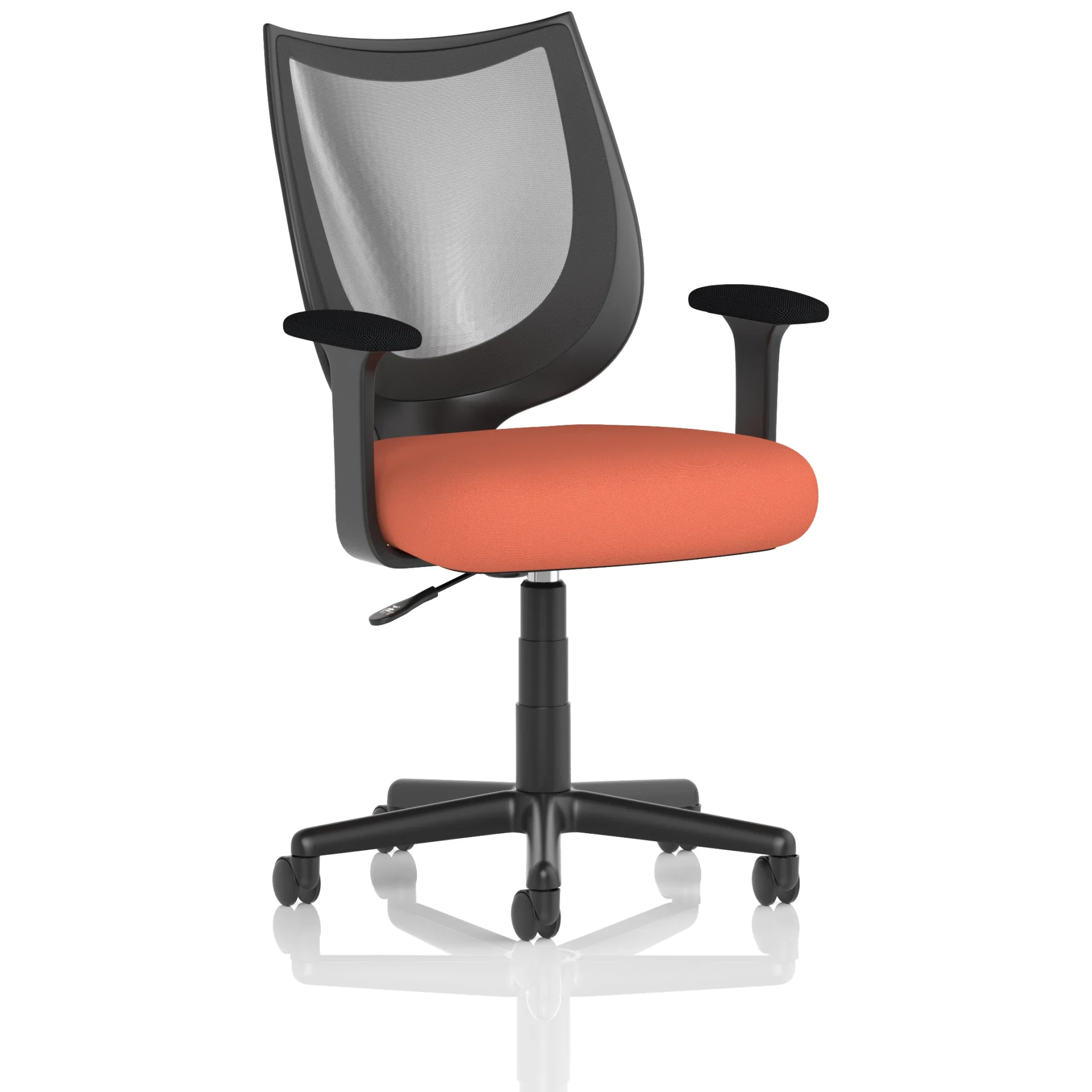 Camden Medium Back Black Mesh Task Operator Office Chair