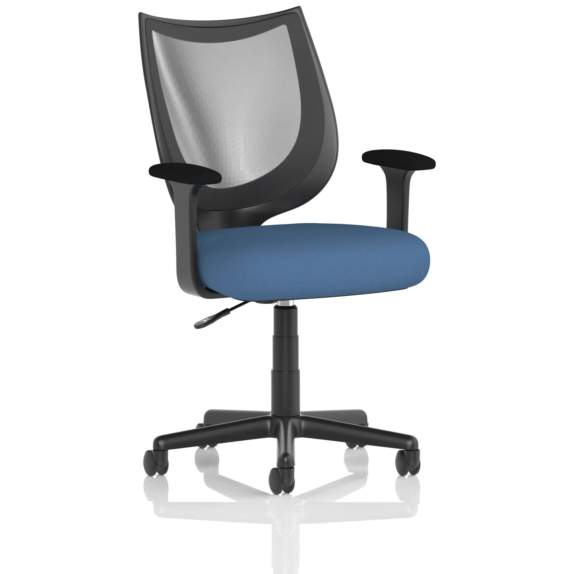 Camden Medium Back Black Mesh Task Operator Office Chair