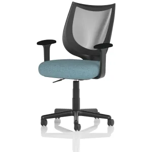 Camden Medium Back Black Mesh Task Operator Office Chair