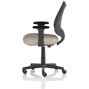 Camden Medium Back Black Mesh Task Operator Office Chair