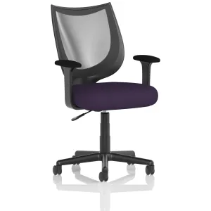 Camden Medium Back Black Mesh Task Operator Office Chair