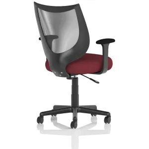 Camden Medium Back Black Mesh Task Operator Office Chair