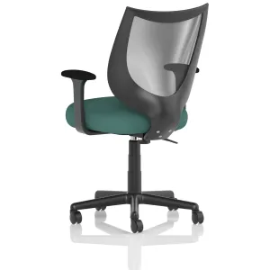 Camden Medium Back Black Mesh Task Operator Office Chair