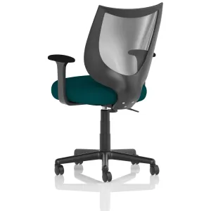 Camden Medium Back Black Mesh Task Operator Office Chair
