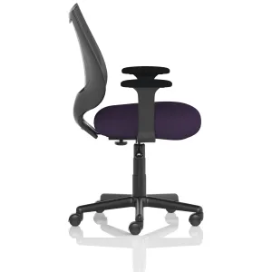 Camden Medium Back Black Mesh Task Operator Office Chair