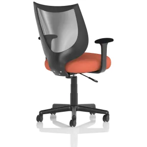 Camden Medium Back Black Mesh Task Operator Office Chair