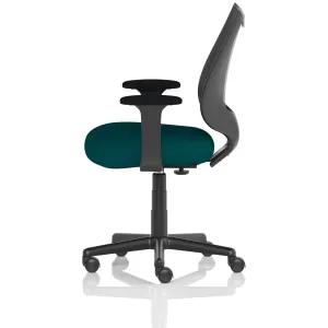 Camden Medium Back Black Mesh Task Operator Office Chair