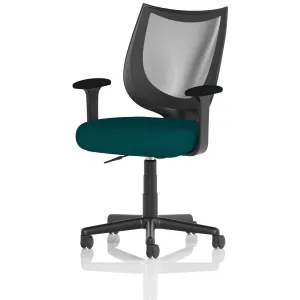 Camden Medium Back Black Mesh Task Operator Office Chair