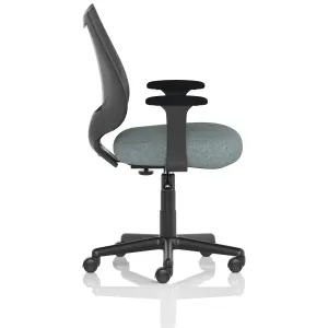 Camden Medium Back Black Mesh Task Operator Office Chair