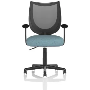 Camden Medium Back Black Mesh Task Operator Office Chair