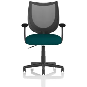 Camden Medium Back Black Mesh Task Operator Office Chair