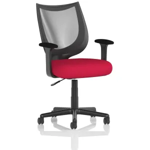 Camden Medium Back Black Mesh Task Operator Office Chair