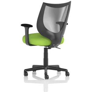 Camden Medium Back Black Mesh Task Operator Office Chair