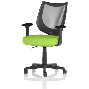 Camden Medium Back Black Mesh Task Operator Office Chair