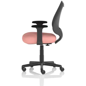 Camden Medium Back Black Mesh Task Operator Office Chair