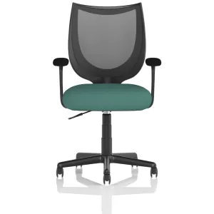 Camden Medium Back Black Mesh Task Operator Office Chair