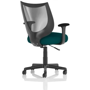 Camden Medium Back Black Mesh Task Operator Office Chair