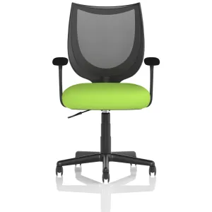 Camden Medium Back Black Mesh Task Operator Office Chair