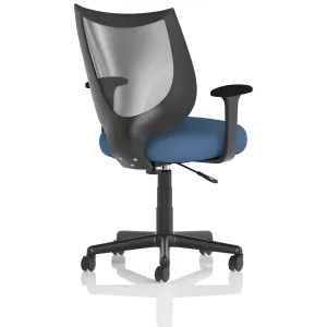 Camden Medium Back Black Mesh Task Operator Office Chair