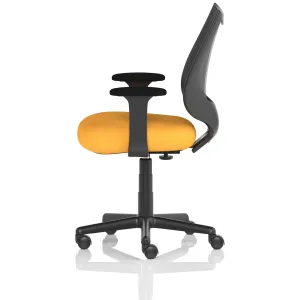 Camden Medium Back Black Mesh Task Operator Office Chair