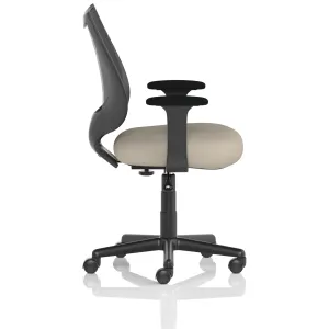 Camden Medium Back Black Mesh Task Operator Office Chair