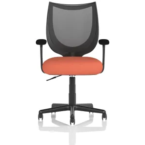 Camden Medium Back Black Mesh Task Operator Office Chair