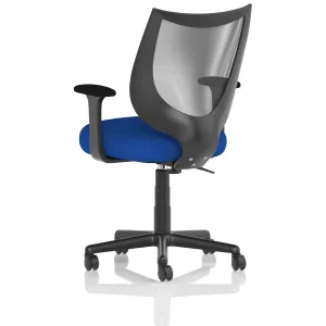 Camden Medium Back Black Mesh Task Operator Office Chair