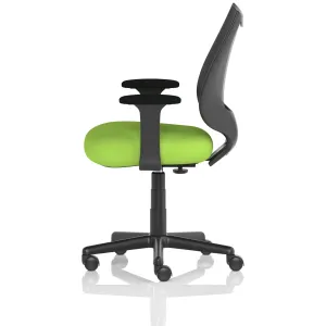 Camden Medium Back Black Mesh Task Operator Office Chair