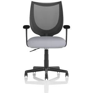 Camden Medium Back Black Mesh Task Operator Office Chair