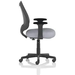 Camden Medium Back Black Mesh Task Operator Office Chair