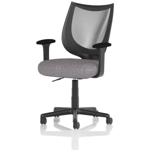 Camden Medium Back Black Mesh Task Operator Office Chair